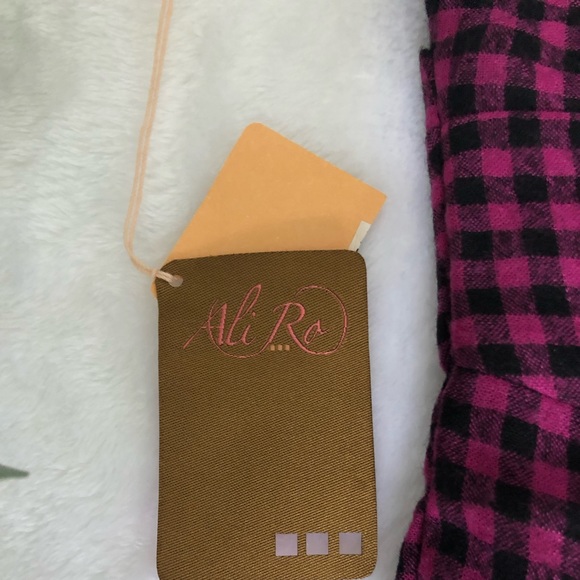 Ali Ro Pink Gingham Strapless Dress, Size 4 NWT - Picture 3 of 6